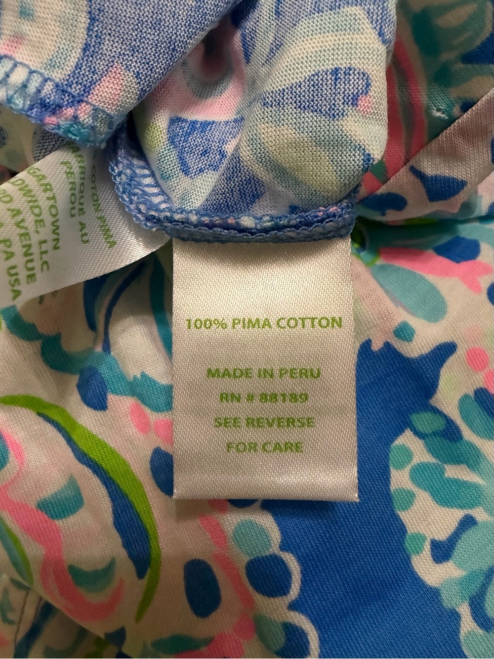 Lilly Pulitzer Pink-Blue-Green Paisley Strapless Romper - Picture 7 of 7